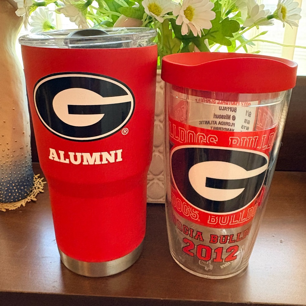 Georgia Bulldogs Alumni Red Tumbler Set, 2pc - Picture 1 of 2